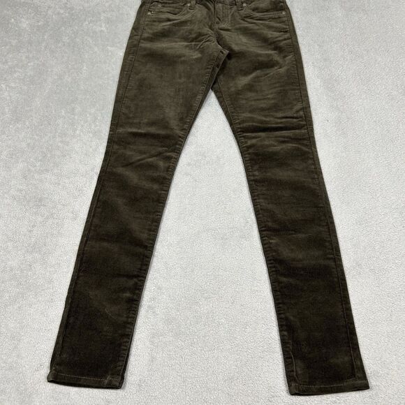 Kut From The Kloth MIA Toothpick Skinny Brown Corduroy Pants Academia Women's 4 - Picture 3 of 12